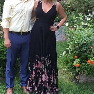 Black dress with cutouts